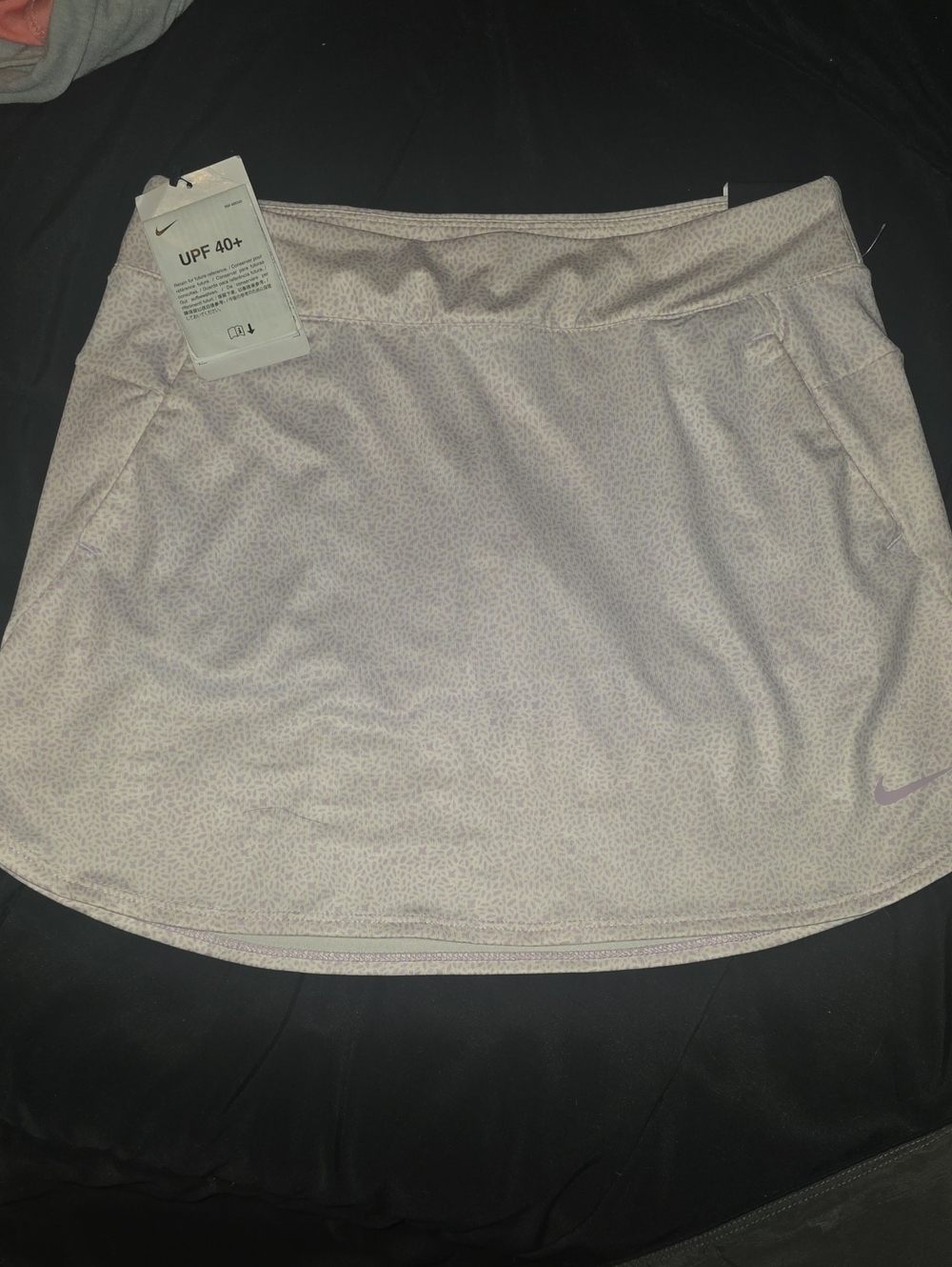 Nike Women’s Pale Pink Athletic Skort with Subtle Print